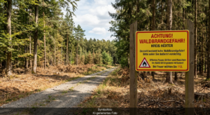 Waldbrandgefahr: Kreis Höxter appelliert zu besonderer Vorsicht