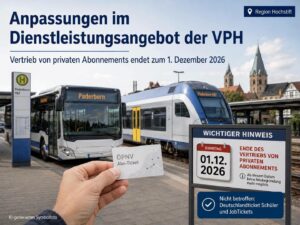 Anpassungen im Dienstleistungsangebot der VPH