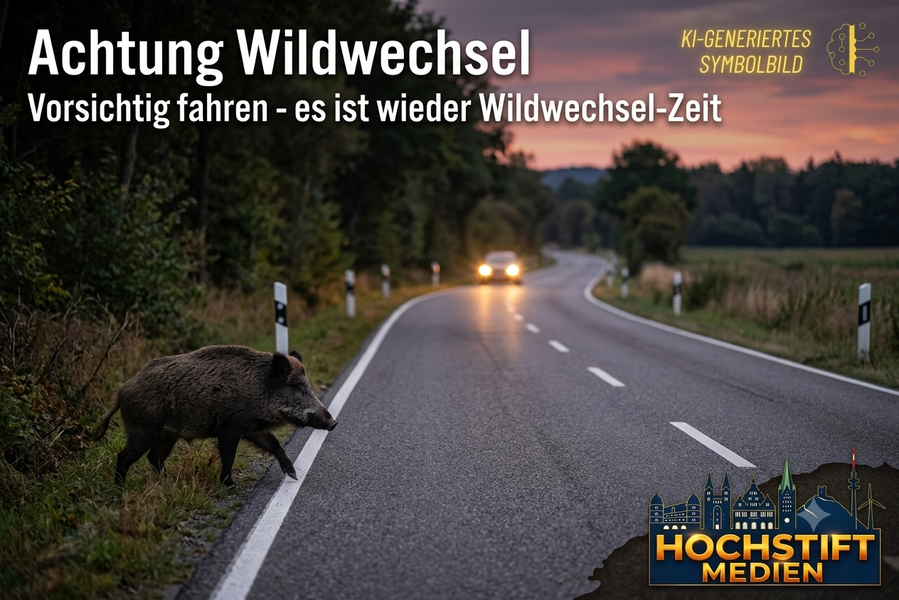 Achtung Wildwechsel: Im Herbst ist besondere Vorsicht geboten