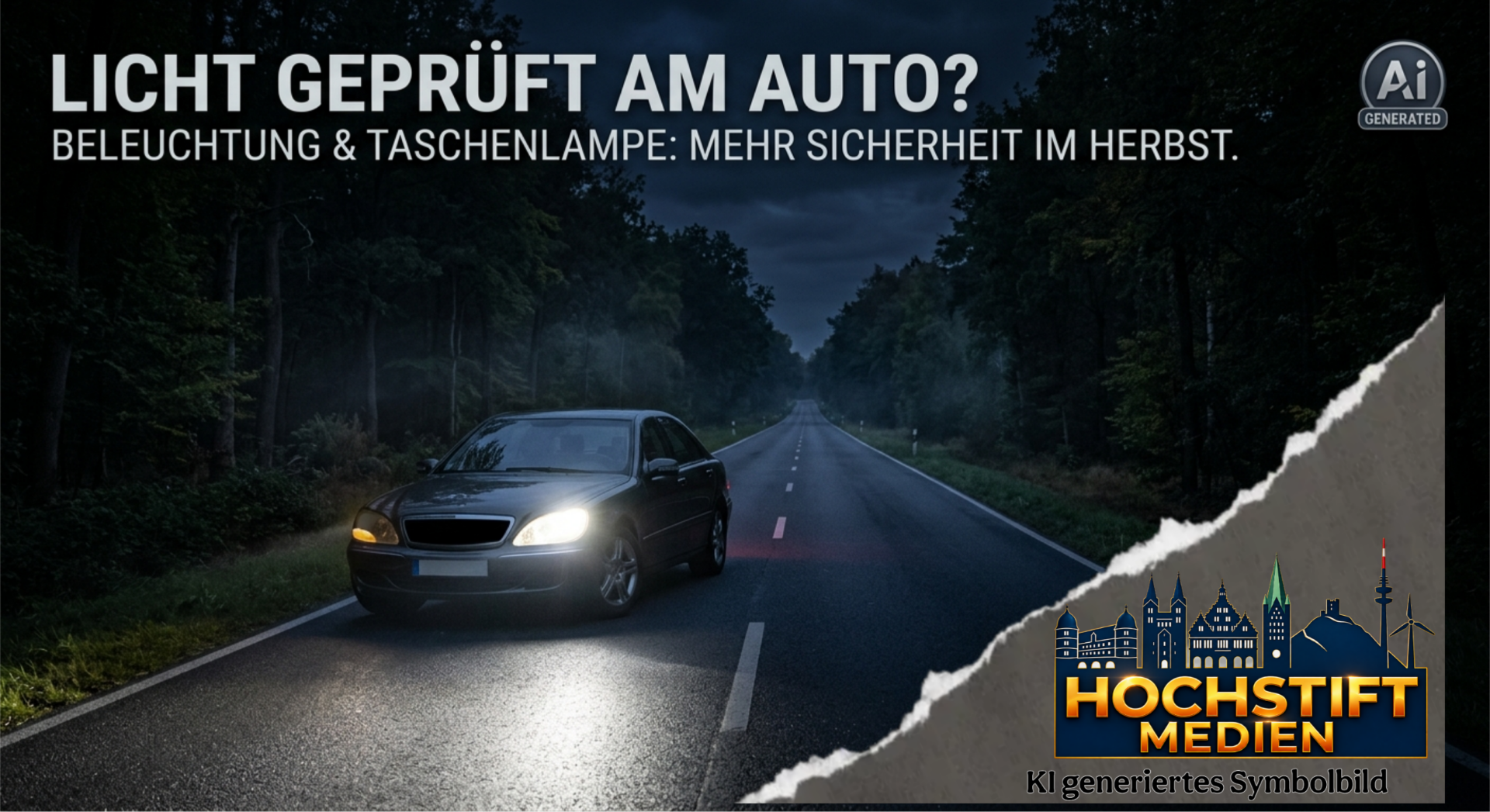 Sicherheit im Straßenverkehr: Warum ein Lichttest im Herbst unverzichtbar ist