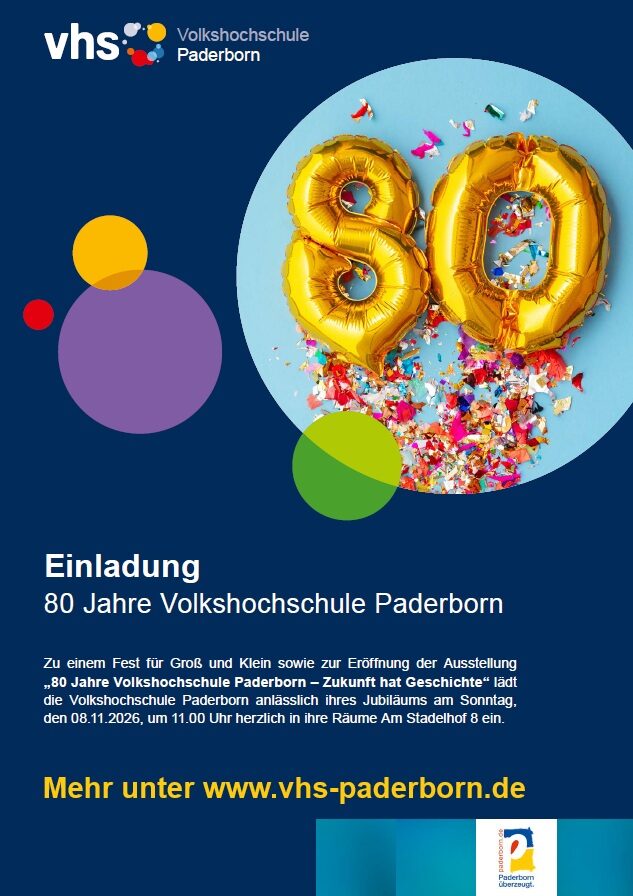 Plakat 80 Jahre vhs