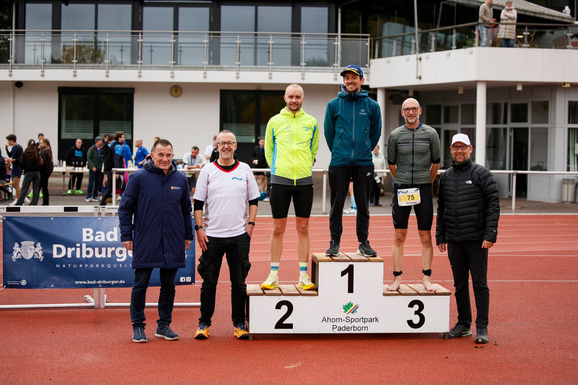 Siegerehrung 9. Almetal-Marathon