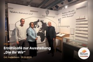 „Ich wünsche mir, dass die Ausstellung dabei hilft, Vorurteile abzubauen“: Erzählcafé am 11. November