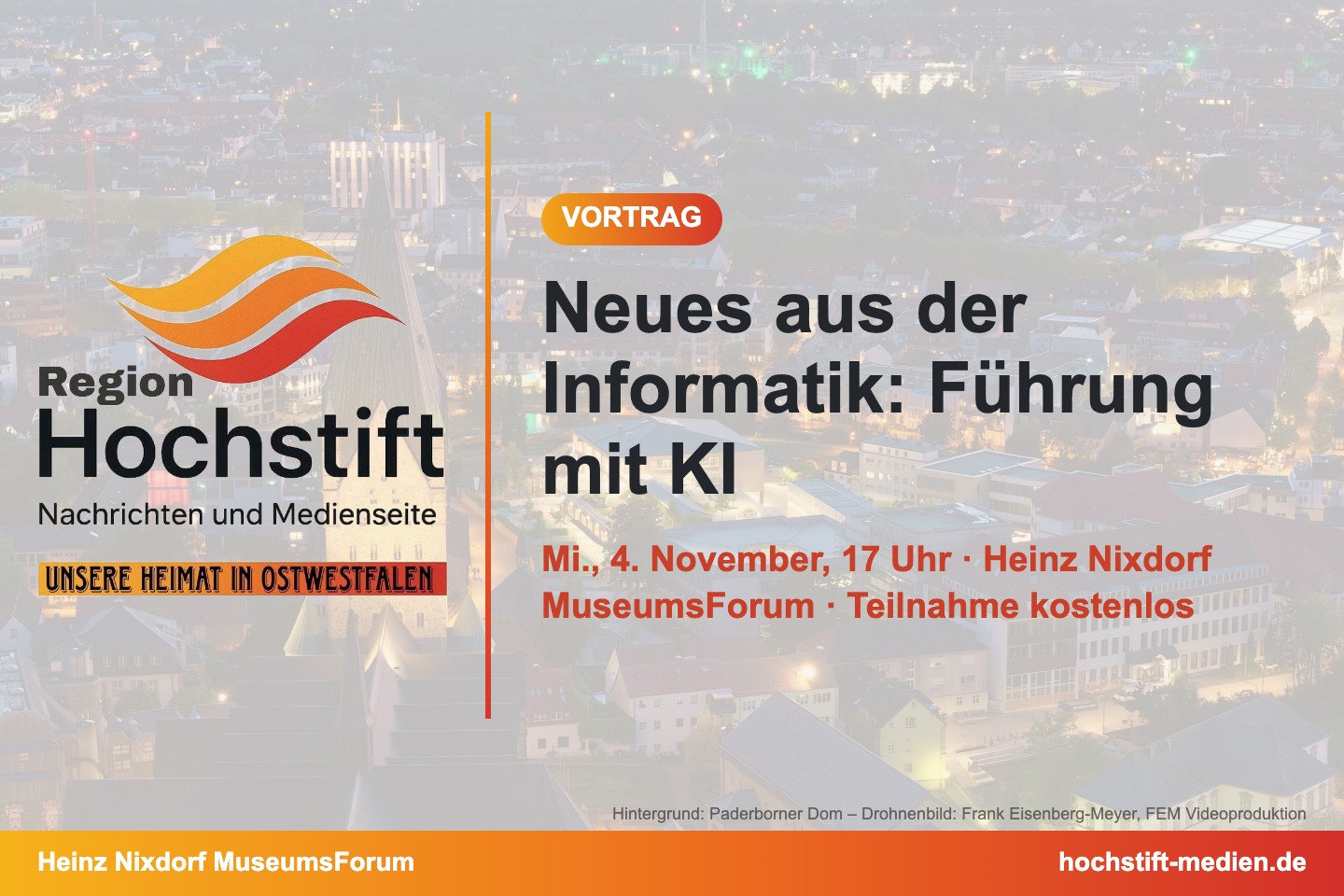 Grafik: Vortrag Führung mit KI im Heinz Nixdorf MuseumsForum