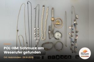 POL-HM: Schmuck am Weserufer gefunden – Hinweise gesucht