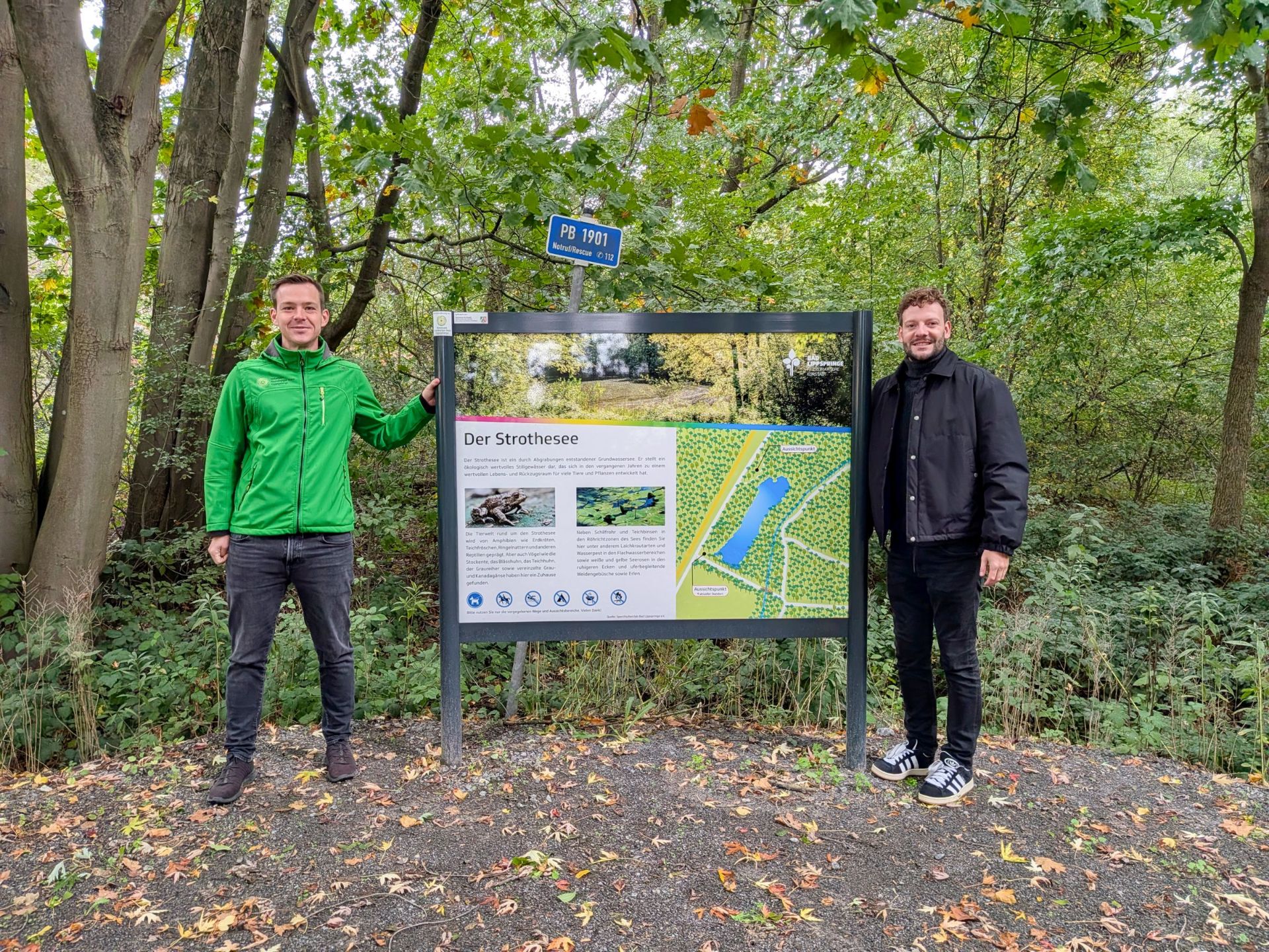 Neue Infotafeln am Strothesee Bad Lippspringe