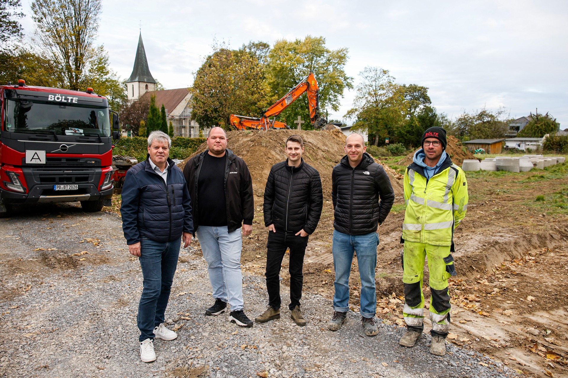 Erschließung im Kirchenfelde gestartet
