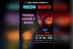 Neon Beats bringt die Stadthalle zum Leuchten