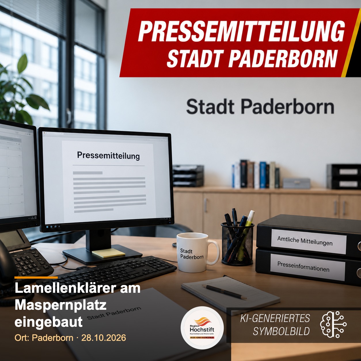 Symbolbild Stadt Paderborn (KI-generiert)