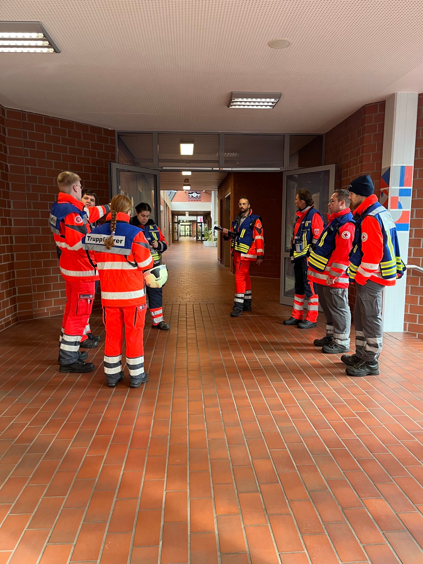 Übung Großschadenslage Heinz-Nixdorf-Gesamtschule