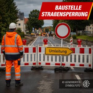 Kurze Umleitung für vier Linien in Paderborn